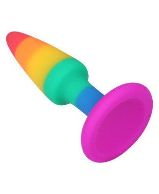 Plug anal multicouleur taille S 